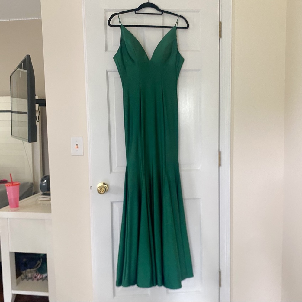 Let's Forest Green Bodycon Prom Dress